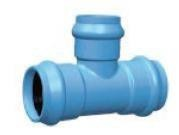 Té à 3 Emboîtement pour PVC DN160X160 PN16