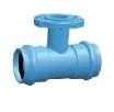 Té à Emboîtement pour PVC Tubulure Bridée DN63 X 65